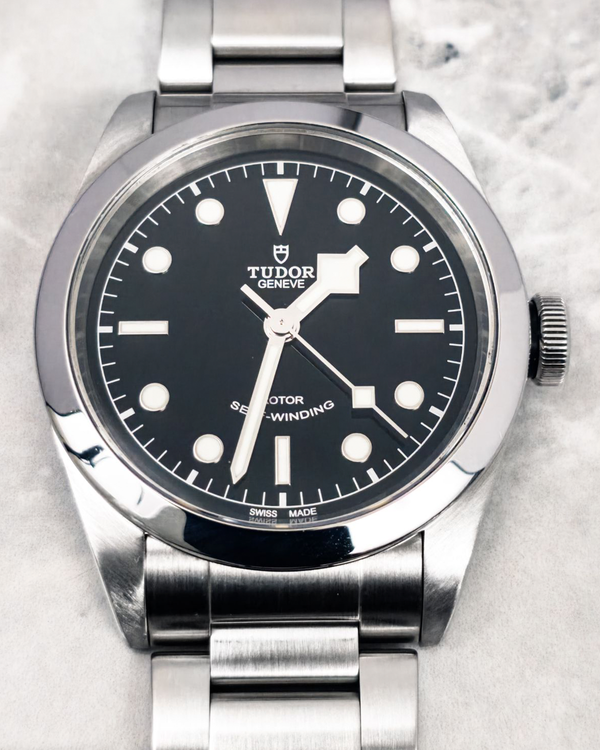 No Reserve - 2024 Tudor Black Bay "Smiley" 41MM Black Dial Steel Bracelet (79540)