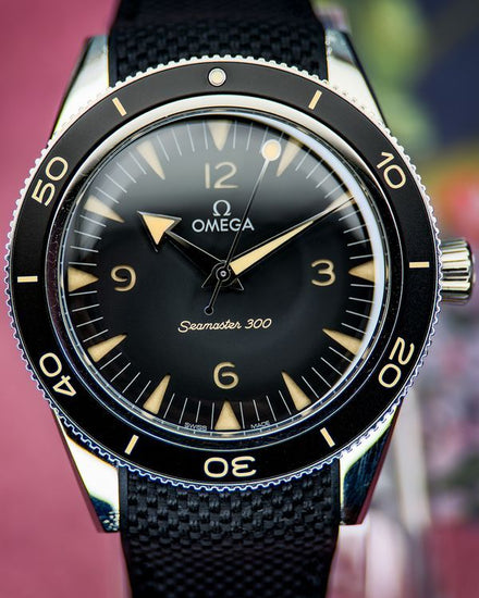 2023 Omega Seamaster 300 41MM Black Dial Rubber Strap (234.32.41.21.01.001)