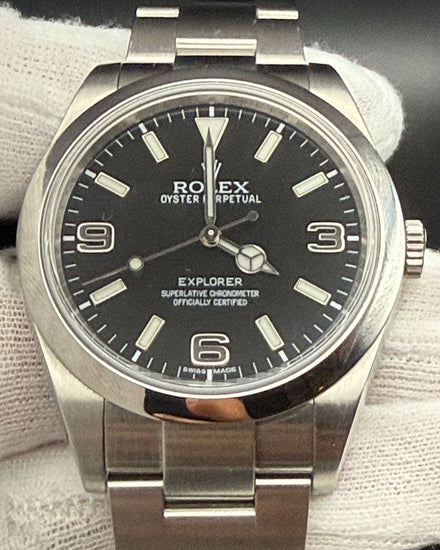 2010 Rolex Explorer MK1 39MM Black Dial Oyster Bracelet (214270)