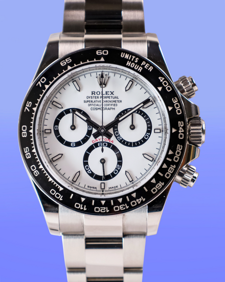 No Reserve - 2026 Rolex Cosmograph Daytona "Panda" 40MM White Dial Oyster Bracelet (126500LN)