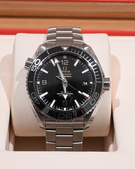 2021 Omega Seamaster Planet Ocean 600M 43.5MM Black Dial Steel Bracelet (215.30.44.21.01.001)
