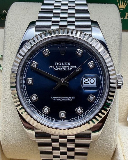 2022 Rolex Datejust 41MM Blue Dial Jubilee Bracelet (126334)