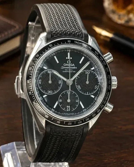 2013 Omega Speedmaster Racing 40MM Black Dial Rubber Strap (326.32.40.50.01.001)