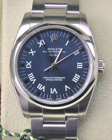 2007 Rolex Oyster Perpetual 34MM Black Dial Oyster Bracelet (114200)