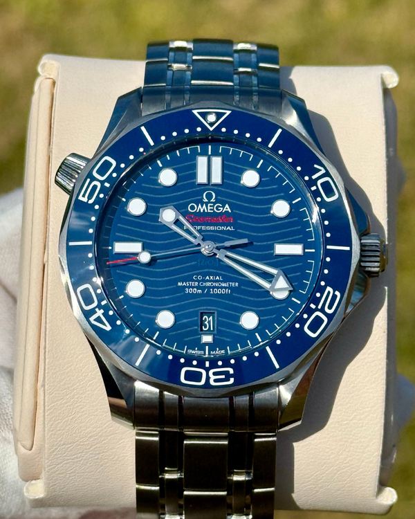 2026 Omega Seamaster Diver 300M 42MM Blue Dial Steel Bracelet (210.30.42.20.03.001)