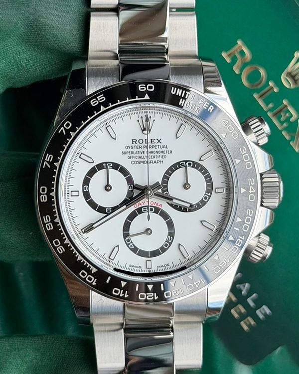 2026 Rolex Cosmograph Daytona "Panda" 40MM White Dial Oyster Bracelet (126500LN)