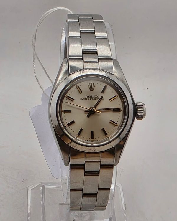 1979 Rolex Oyster Perpetual Lady 26MM Silver Dial Oyster Bracelet (6718)