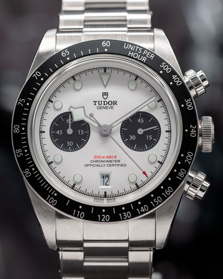 2024 Tudor Black Bay Chrono "Panda" 41MM White Dial Steel Bracelet (79360N)