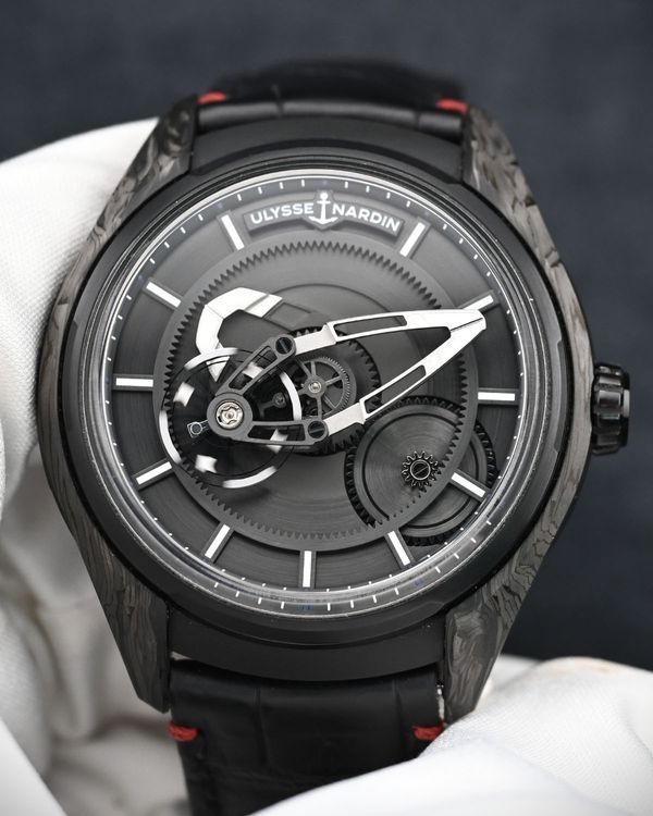 2022 Ulysse Nardin Freak 43MM Black Dial Leather Strap (2303-270/CARB)