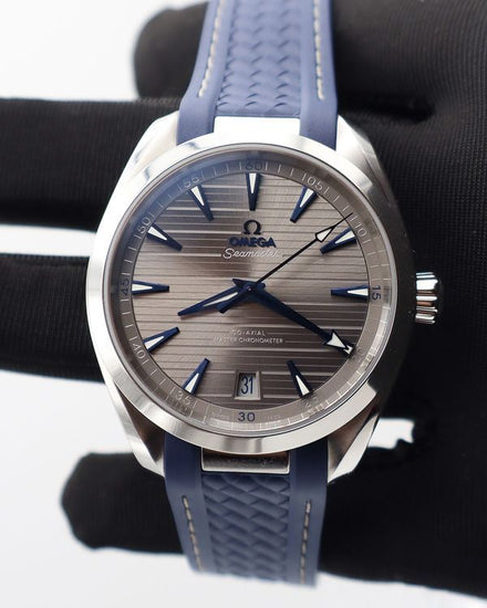 2022 Omega Seamaster Aqua Terra 150M Grey Dial Rubber Strap (220.12.41.21.06.001)