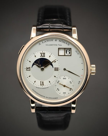 2019 A. Lange & Söhne Grand Lange 1 Moon Phase 41MM Silver Dial Leather Strap (139.032)