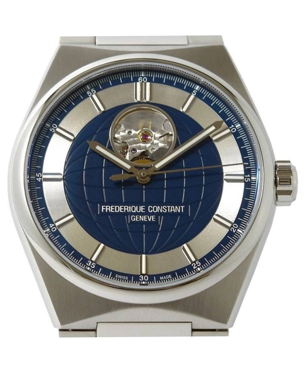 2024 Frederique Constant Highlife "Heartbeat" 41MM Blue Dial Steel Bracelet (FC-310NS4NH6B)