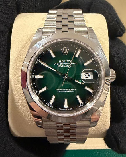 2026 Rolex Datejust 41MM Green "Ombre" Dial Oyster Bracelet (126300)