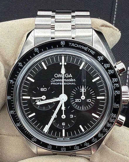 2026 Omega Speedmaster Professional Moonwatch 42MM Black Dial Steel Bracelet (310.30.42.50.01.002)