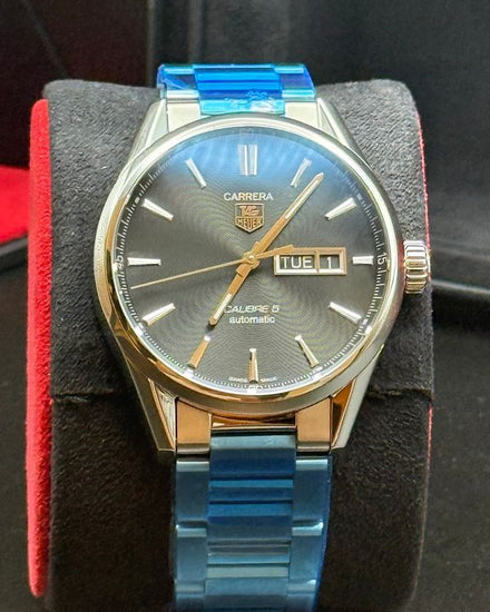 Tag Heuer Carrera Calibre 5 41MM Black Dial Steel Bracelet (WAR201A.BA0723)