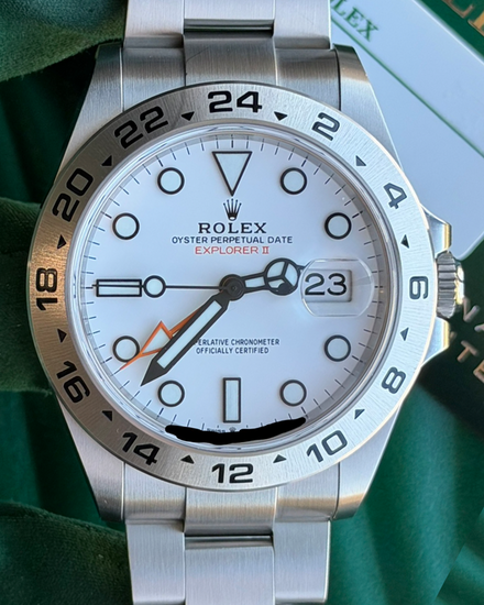 2025 Rolex Explorer II "Polar" 42MM White Dial Oyster Bracelet (226570)
