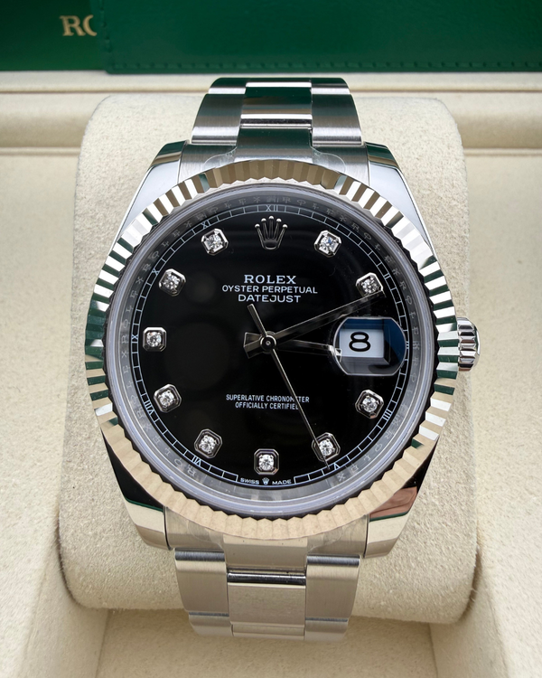 2023 Rolex Datejust 41MM Black Dial Oyster Bracelet (126334)