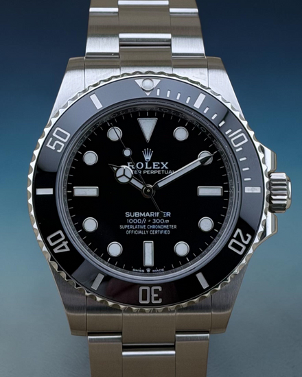 2022 Rolex Submariner No-Date 41MM Black Dial Oyster Bracelet (124060)