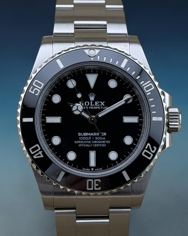 2022 Rolex Submariner No-Date 41MM Black Dial Oyster Bracelet (124060)