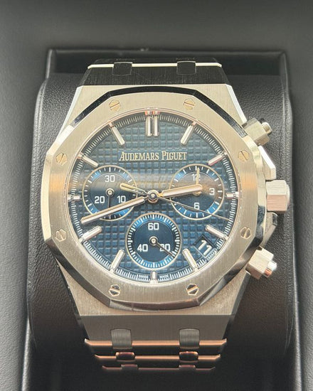 2025 Audemars Piguet Royal Oak Chronograph 41MM Blue Dial Steel Bracelet (26240ST)