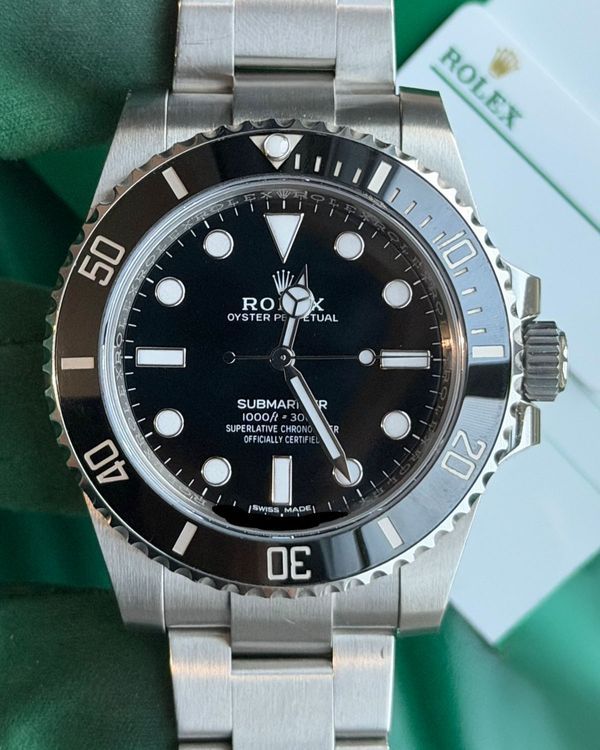 2019 Rolex Submariner No-Date 40MM Black Dial Oyster Bracelet (114060)