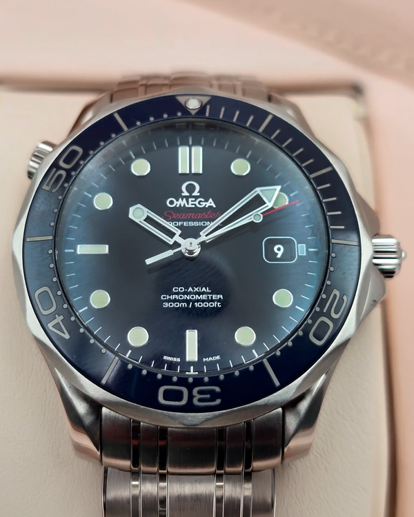 2021 Omega Seamaster Diver 300M 41MM Blue Dial Steel Bracelet (212.30.41.20.03.001)