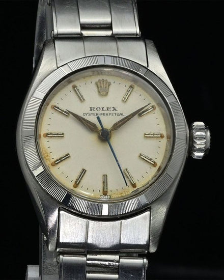 Rolex Oyster Perpetual Lady 26MM Silver Dial Oyster Bracelet (6623)