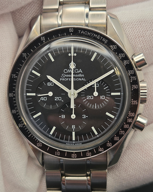 2001 Omega Speedmaster Professional Moonwatch 42MM Black Dial Steel Bracelet (3572.50.00)
