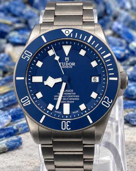No Reserve - 2022 Tudor Pelagos 42MM Blue Dial Titanium Bracelet (25600TB)