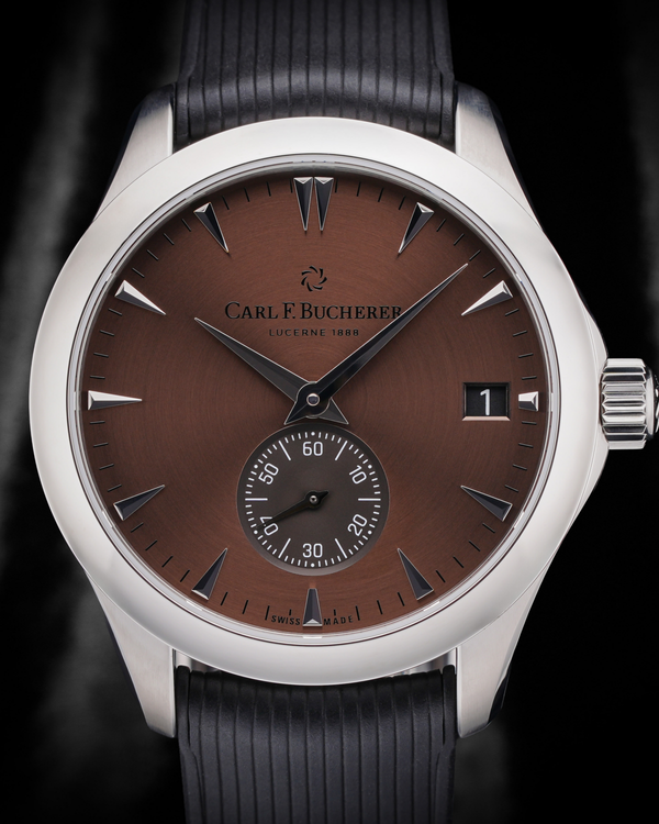 Carl F. Bucherer Manero Peripheral 40.6MM Brown Dial Rubber Strap (00.10924.08.93.01)