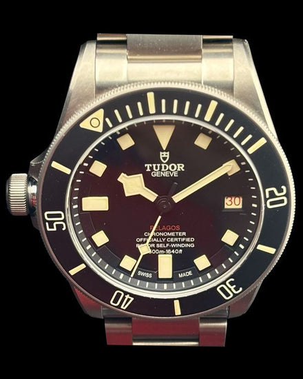 2023 Tudor Pelagos LHD 42MM Black Dial Titanium Bracelet (25610TNL)