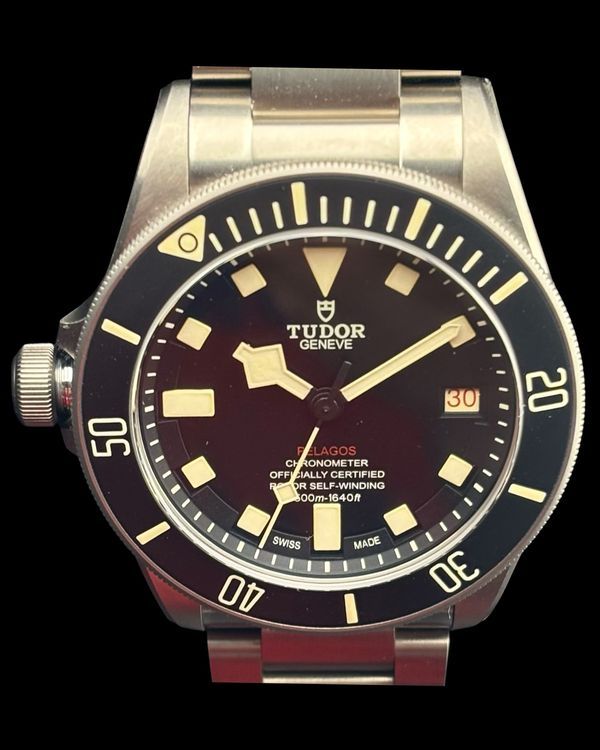 2023 Tudor Pelagos LHD 42MM Black Dial Titanium Bracelet (25610TNL)