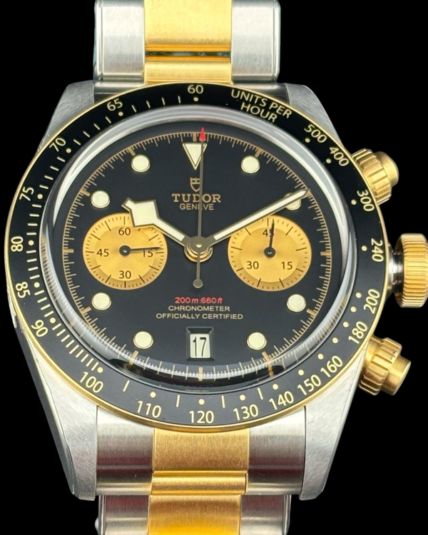 2023 Tudor Black Bay Chrono S&G 41MM Black Dial Two-Tone Bracelet (79363N)
