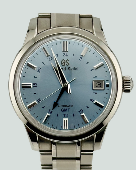 No Reserve - 2024 Grand Seiko Elegance Collection GMT 25th Anniversary L.E. 39.5MM Blue Dial Steel Bracelet (SBGM253G)