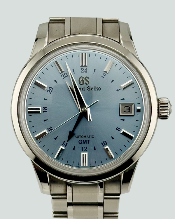 No Reserve - 2024 Grand Seiko Elegance Collection GMT 25th Anniversary L.E. 39.5MM Blue Dial Steel Bracelet (SBGM253G)