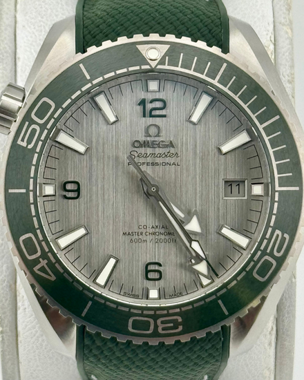 No Reserve - 2026 Omega Seamaster Planet Ocean 600M 43.5MM Grey Dial Rubber Strap (215.32.44.21.06.001)