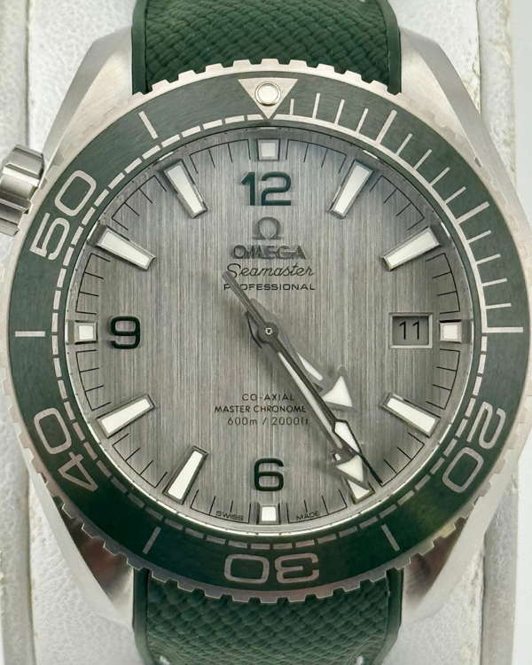 No Reserve - 2026 Omega Seamaster Planet Ocean 600M 43.5MM Grey Dial Rubber Strap (215.32.44.21.06.001)