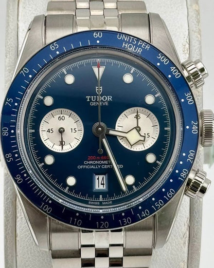 No Reserve - 2026 Tudor Black Bay Chrono 41MM Blue Dial Steel Bracelet (79360B)