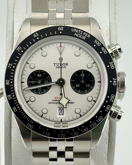 No Reserve - 2026 Tudor Black Bay Chrono "Panda" 41MM White Dial Steel Bracelet (79360N)