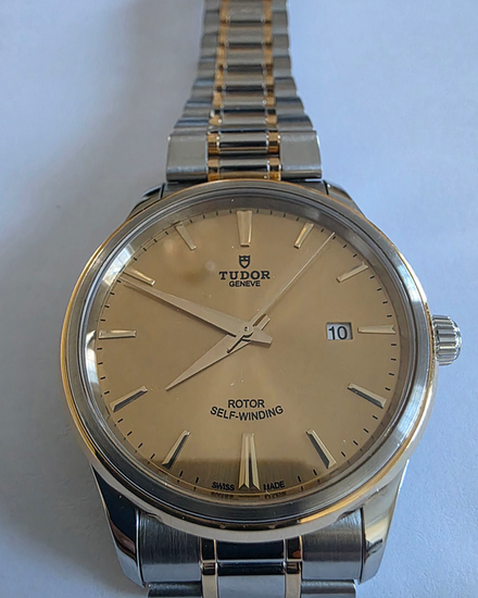 2015 Tudor Style 41MM Champagne Dial Two-Tone Bracelet (12703)