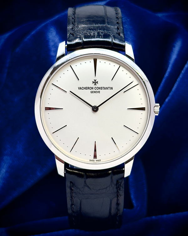 2021 Vacheron Constantin Patrimony 40MM Silver Dial Leather Strap (81180/000G-9117)