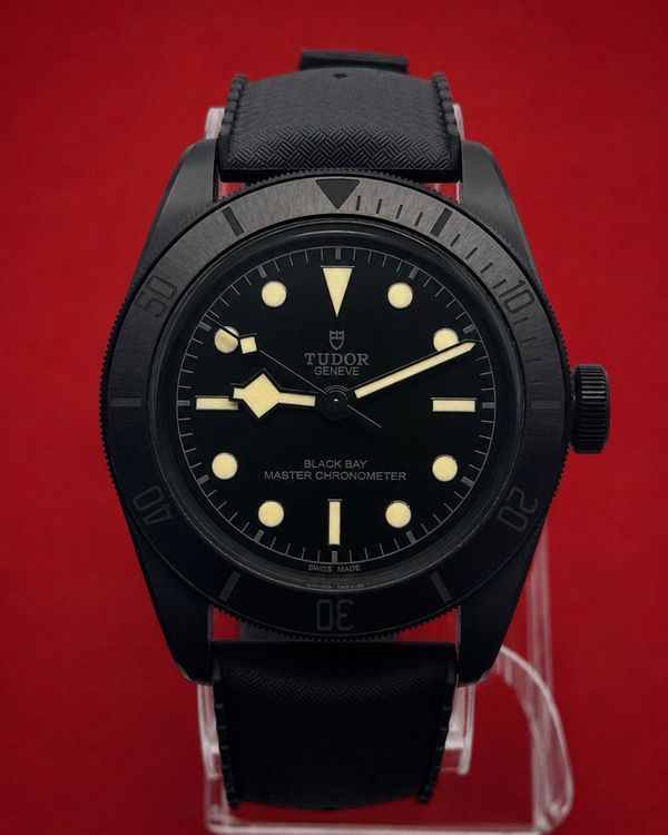 No Reserve - 2021 Tudor Black Bay 41MM Black Dial Rubber Strap (M79210CNU)