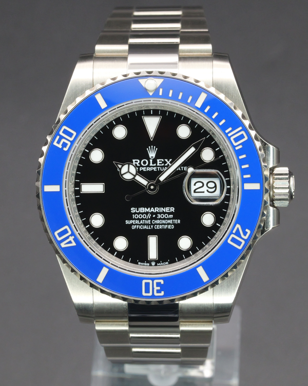 No Reserve - 2026 Rolex Submariner Date "Cookie Monster" 41MM Black Dial White Gold Oyster Bracelet (126619LB)