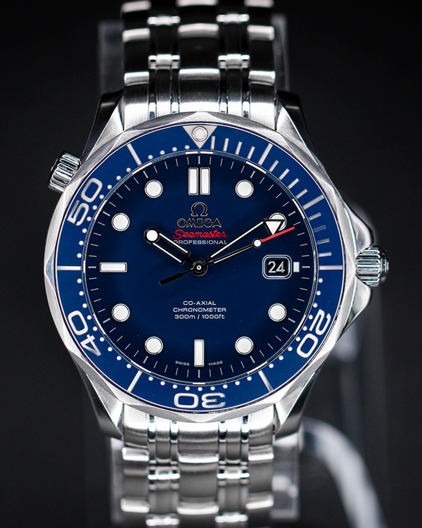 No Reserve - 2025 Omega Seamaster Diver 300M 41MM Blue Dial Steel Bracelet (212.30.41.20.03.001)