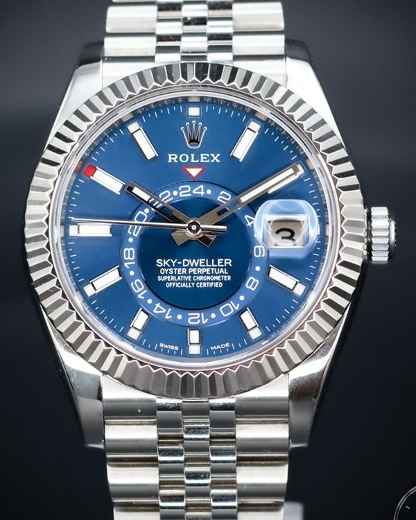 2021 Rolex Sky-Dweller 42MM Blue Dial Jubilee Bracelet (326934)