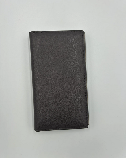Bvlgari Accessories Wallet Small Grey Leather Steel Hardware (Wallet)
