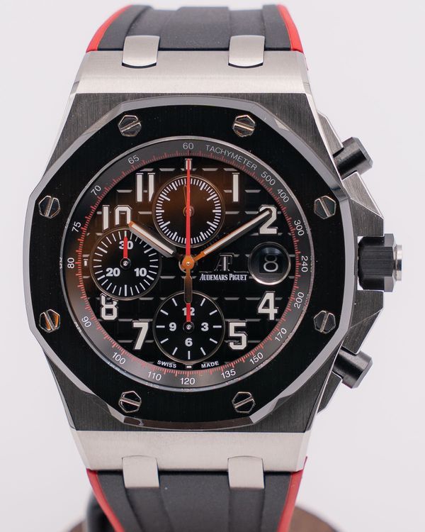 Audemars Piguet Royal Oak Offshore "Vampire" 42MM Black Dial Rubber Strap (26470SO.OO.A002CA.01)