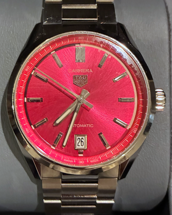 2024 Tag Heuer Carrera 36MM Pink Dial Steel Bracelet (WBN2313.BA0001)