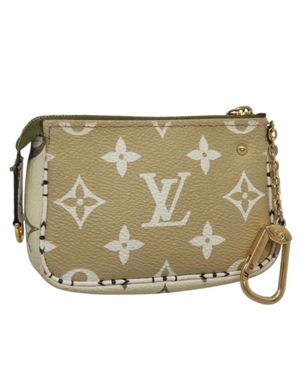 Louis Vuitton Accessories Mini Pochette Monogram Canvas Gold-Tone Hardware Chain Strap (Bag)