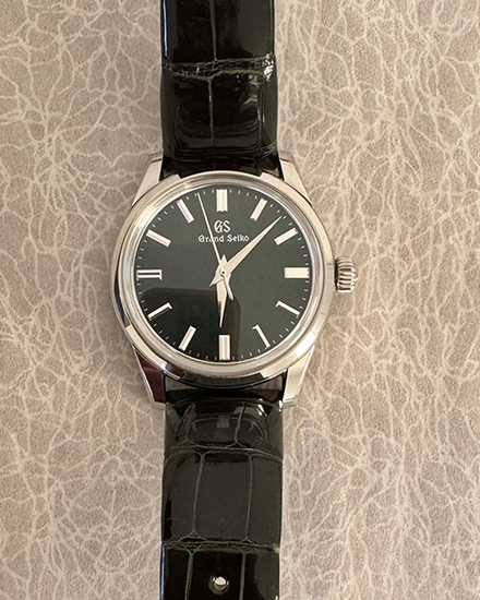 2023 Grand Seiko Elegance 37.3MM "Byōka" Green Dial Leather Strap (SBGW285)